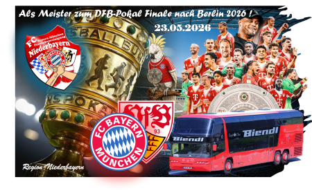 Busfahrt zum DFB Pokal Finale in Berlin